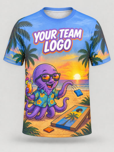 Front of the jersey with the placeholder team name area