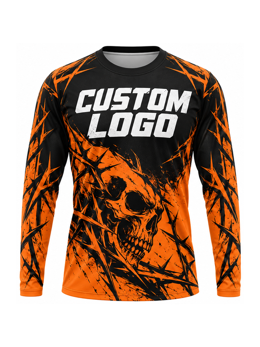 Amber Thorn Phantom custom Motocross team shirt - front logo preview